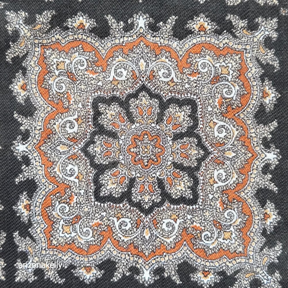NWOT Fabio Rossi Wool Square Scarf - Picture 4 of 8